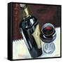 Glass of Red-Jennifer Garant-Framed Stretched Canvas