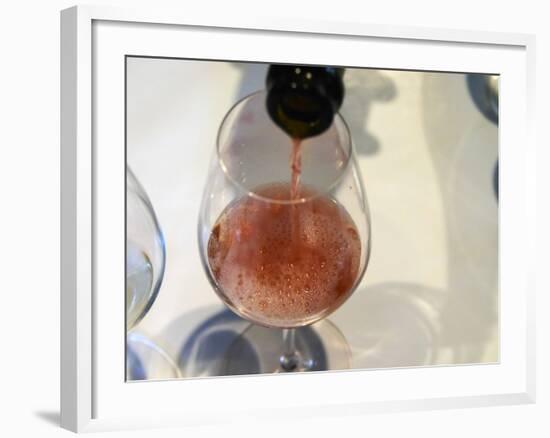 Glass of Rose, Champagne Jacquesson in Dizy, Vallee De La Marne, Ardennes, France-Per Karlsson-Framed Photographic Print