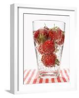 Glass of Strawberry Punch-Kröger & Gross-Framed Photographic Print