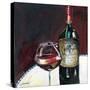 Glass of Syrah-Jennifer Garant-Stretched Canvas