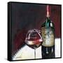 Glass of Syrah-Jennifer Garant-Framed Stretched Canvas