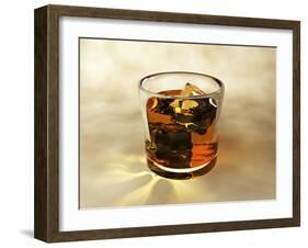 Glass of Whiskey, Computer Artwork-Christian Darkin-Framed Photographic Print