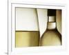 Glass of White Wine and Bottle-Steve Lupton-Framed Photographic Print