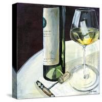 Glass of White-Jennifer Garant-Stretched Canvas