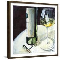 Glass of White-Jennifer Garant-Framed Giclee Print