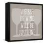 Glass of Wine-Sd Graphics Studio-Framed Stretched Canvas