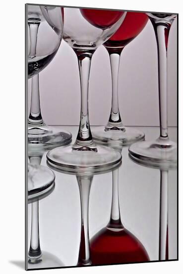 Glass Reflections II-Monika Burkhart-Mounted Photographic Print