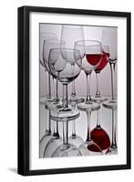 Glass Reflections III-Monika Burkhart-Framed Photographic Print