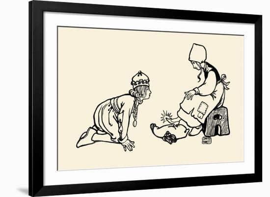 Glass Slipper-David Brett-Framed Art Print