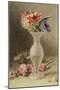 Glass Vase and Flowers (W/C)-William Henry Hunt-Mounted Giclee Print
