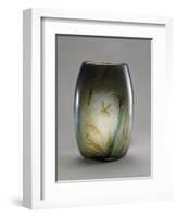 Glass Vase Decorated with Bees and Grasses, 1900-Amadeo Preziosi-Framed Giclee Print