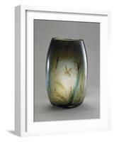 Glass Vase Decorated with Bees and Grasses, 1900-Amadeo Preziosi-Framed Giclee Print