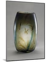 Glass Vase Decorated with Bees and Grasses, 1900-Amadeo Preziosi-Mounted Giclee Print
