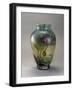 Glass Vase Decorated with Poppies, Ca 1900-Ambrogio da Fossano-Framed Giclee Print