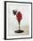 Glass Vase Ruby Supported by Spiraled Motif, 1920-1929-null-Framed Giclee Print