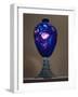 Glass Vase with Concentric Band Decorated with Polychrome Murrine and with Blown Glass Base-null-Framed Giclee Print