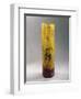 Glass Vase with Cylindrical Body-Emile Galle-Framed Giclee Print