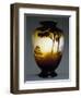Glass Vase with Landscape in Cameo Glass-Emile-antoine Bourdelle-Framed Giclee Print