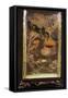 Glass Vase with Transparent Cinesizzanti Motifs and Relief-Emile Galle-Framed Stretched Canvas