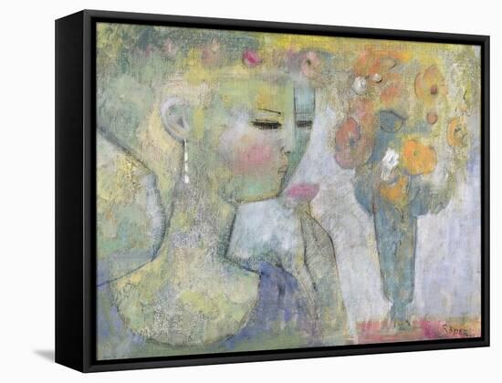 Glass Vase-Endre Roder-Framed Stretched Canvas