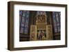 Glass Window, Apse of the Gothic St. Veits Cathedral, Prague Castle, Prague-P. Widmann-Framed Photographic Print