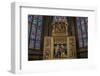 Glass Window, Apse of the Gothic St. Veits Cathedral, Prague Castle, Prague-P. Widmann-Framed Photographic Print