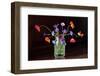 Glass with Poppies and Cornflowers-lenta-Framed Photographic Print