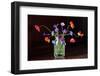 Glass with Poppies and Cornflowers-lenta-Framed Photographic Print