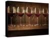 Glasses of Red Wine in a Row-Steve Lupton-Stretched Canvas