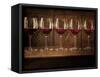 Glasses of Red Wine in a Row-Steve Lupton-Framed Stretched Canvas