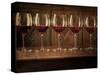 Glasses of Red Wine in a Row-Steve Lupton-Stretched Canvas