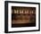 Glasses of Red Wine in a Row-Steve Lupton-Framed Photographic Print