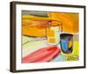 Glasses on the Bar-Joan Davis-Framed Giclee Print