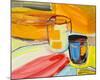 Glasses on the Bar-Joan Davis-Mounted Art Print