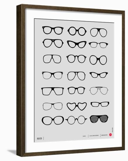 Glasses Poster I-NaxArt-Framed Art Print