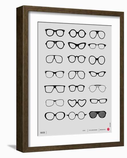 Glasses Poster I-NaxArt-Framed Art Print