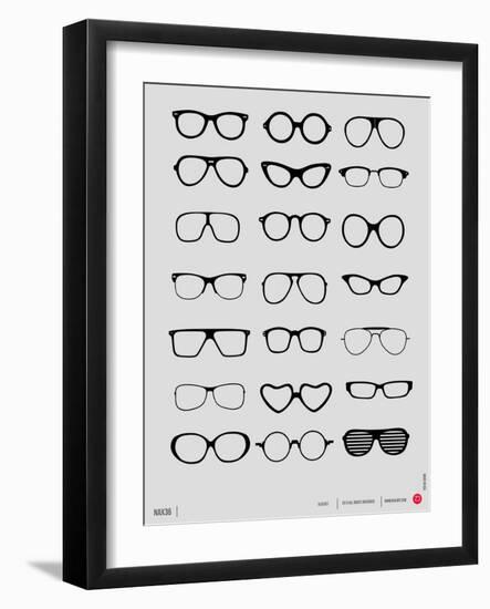 Glasses Poster I-NaxArt-Framed Art Print