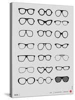 Glasses Poster I-NaxArt-Stretched Canvas