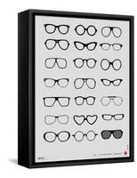 Glasses Poster I-NaxArt-Framed Stretched Canvas