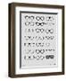 Glasses Poster I-NaxArt-Framed Art Print