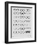 Glasses Poster I-NaxArt-Framed Art Print