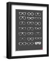 Glasses Poster II-NaxArt-Framed Art Print