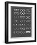 Glasses Poster II-NaxArt-Framed Art Print