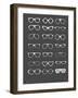 Glasses Poster II-NaxArt-Framed Art Print