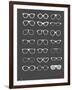 Glasses Poster II-NaxArt-Framed Art Print