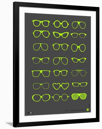 Glasses Poster III-NaxArt-Framed Art Print