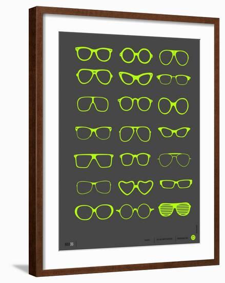 Glasses Poster III-NaxArt-Framed Art Print