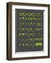 Glasses Poster III-NaxArt-Framed Art Print