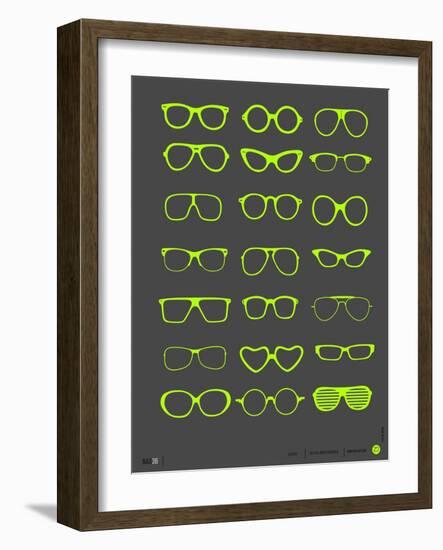Glasses Poster III-NaxArt-Framed Art Print