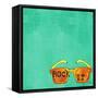 Glasses Square I-Elizabeth Medley-Framed Stretched Canvas